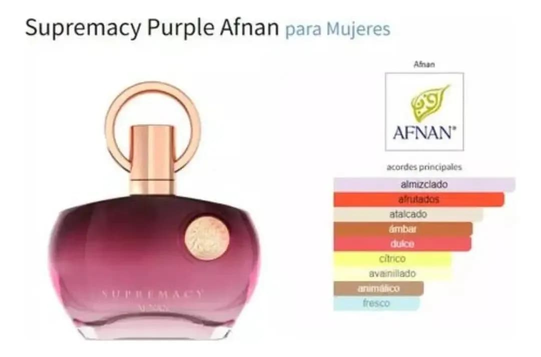 Afnan Supremacy Purple EDP 100 ml Perfume para Mujer