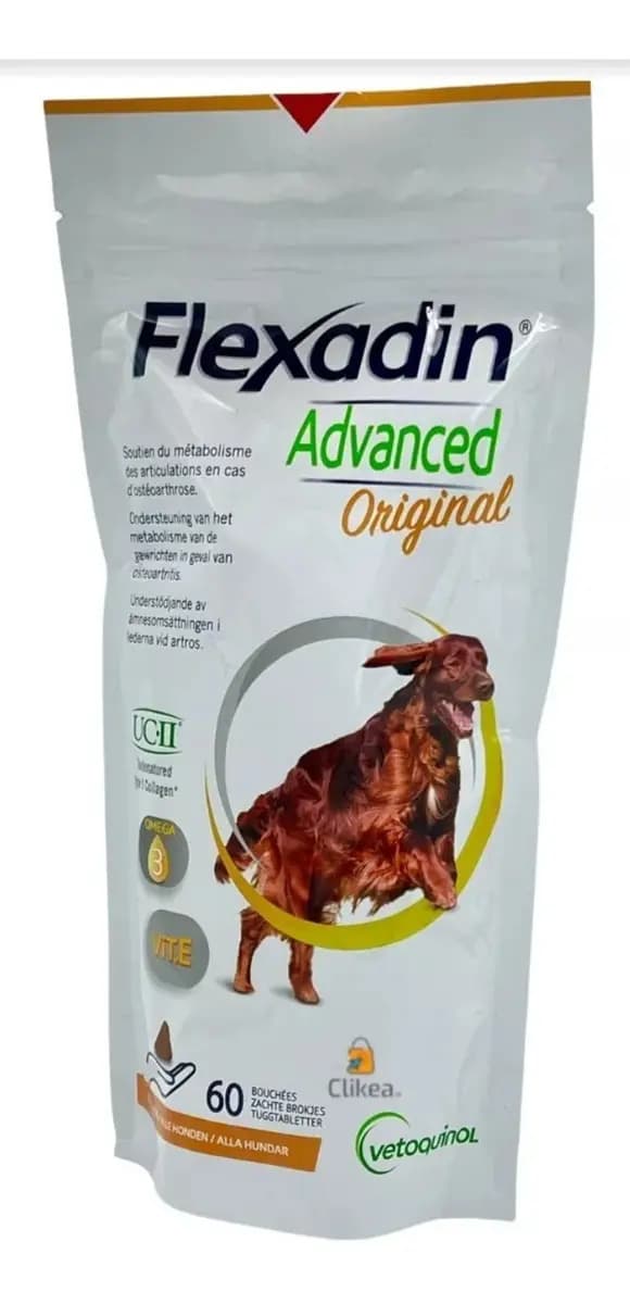Flexadin Advanced Vetoquinol Premios Masticables Perro/Gato 60 Unidades