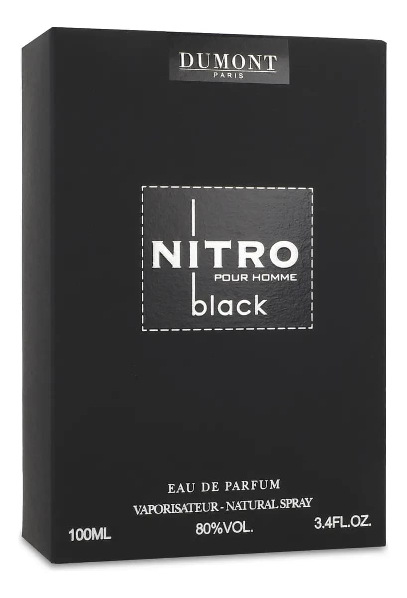 Dumont Nitro Black Eau de Parfum 100 ml Perfume para Hombre