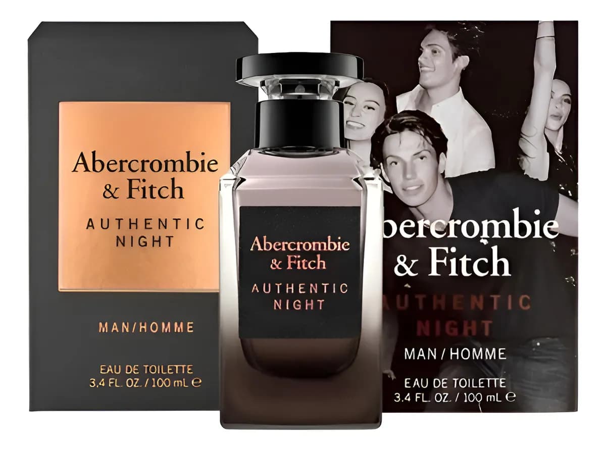Abercrombie & Fitch Authentic Night EDT 100 ml Perfume para Hombre