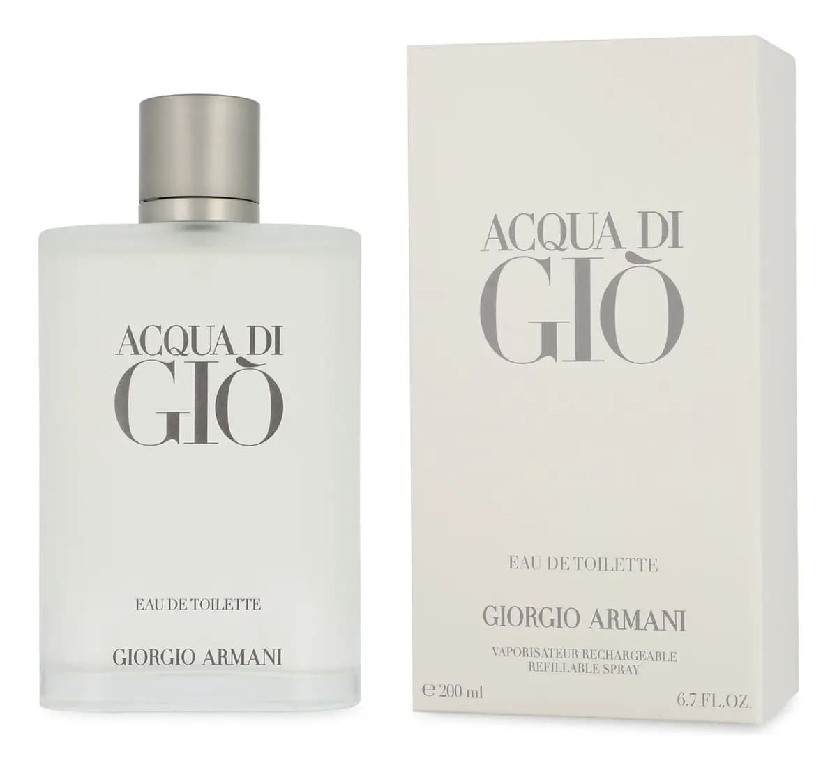 Giorgio Armani Acqua di Gio EDT 200 ml Recargable Perfume para Hombre