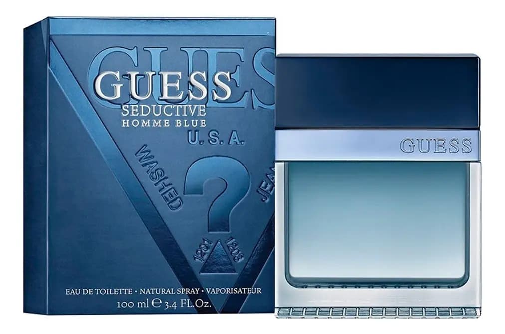 Guess Seductive Blue EDT 100 ml Perfume para Hombre Acuático
