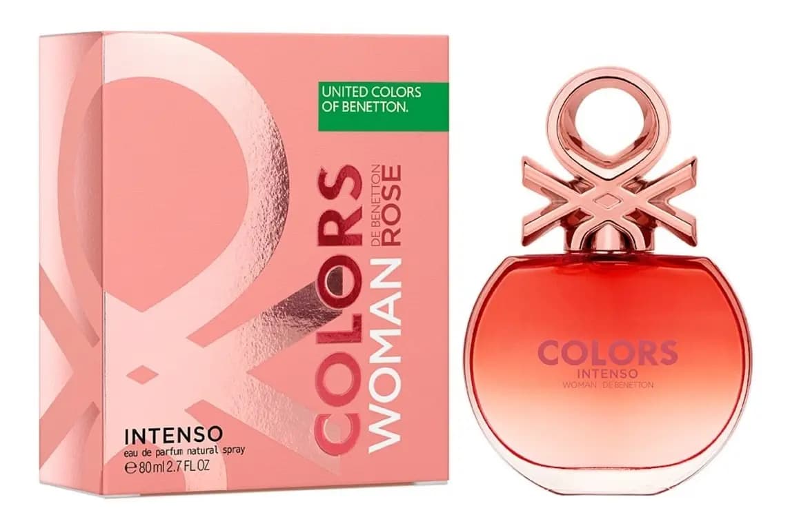 Benetton Colors Woman Rose Intenso EDP 80 ml Perfume para Mujer