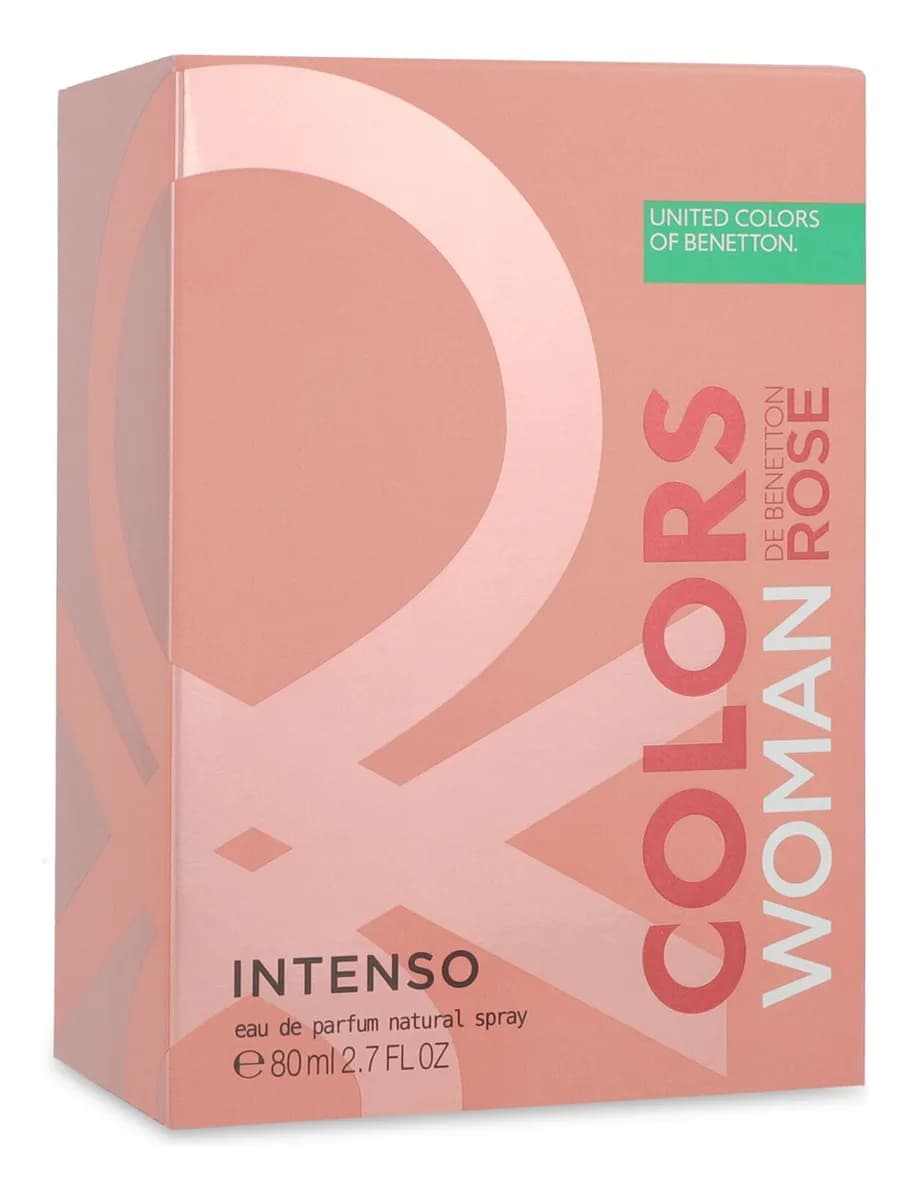 Benetton Colors Woman Rose Intenso EDP 80 ml Perfume para Mujer