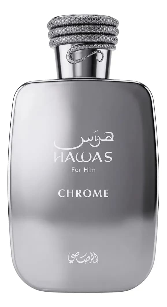 Rasasi Hawas Chrome EDP 100 ml Perfume Unisex Fresco y Sofisticado