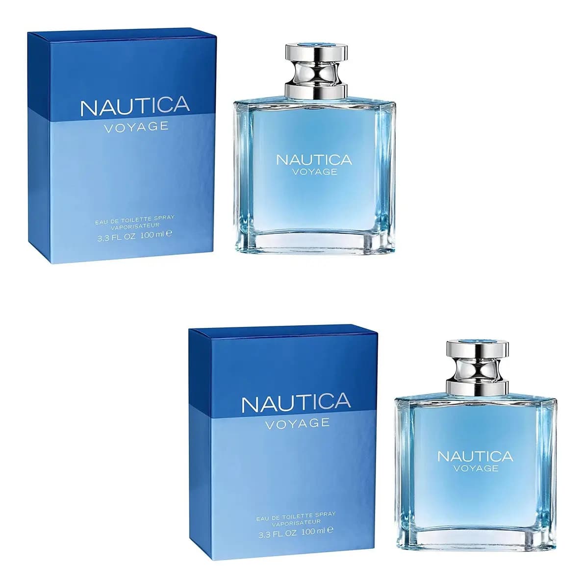Nautica Voyage EDT 100 ml Perfume para Hombre Acuático Paquete 2x1