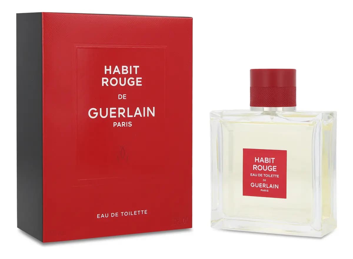 Guerlain Habit Rouge EDT 100 ml Perfume para Hombre Oriental