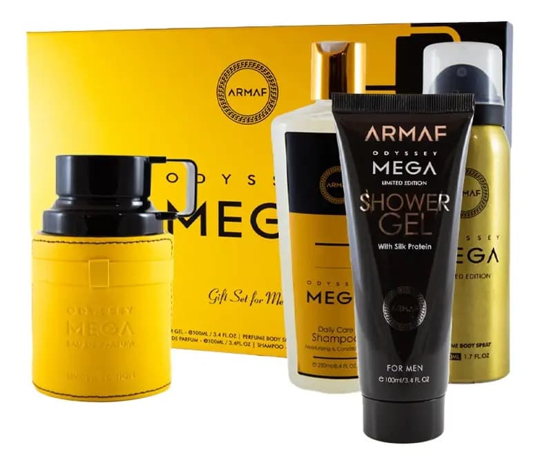 Armaf Odyssey Mega EDP 100 ml Set 4 Piezas Perfume para Hombre