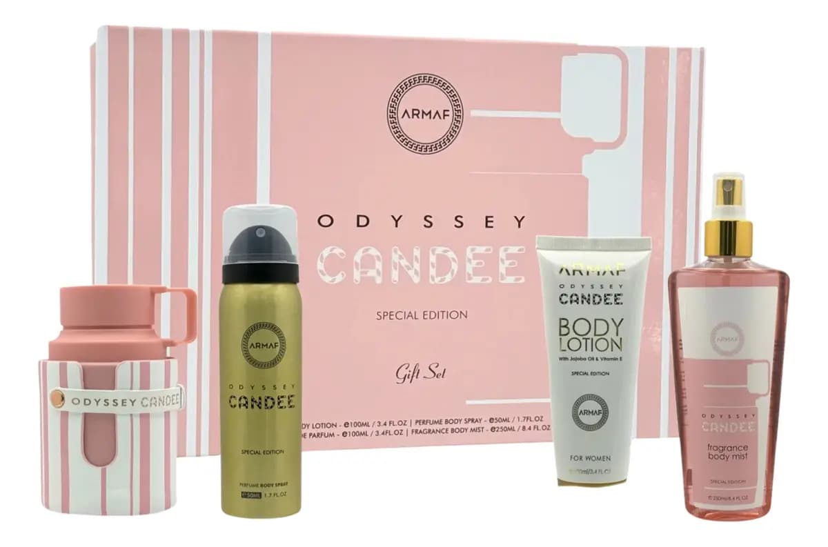 Armaf Odyssey Candee EDP 100 ml Set 4 Piezas Perfume para Mujer