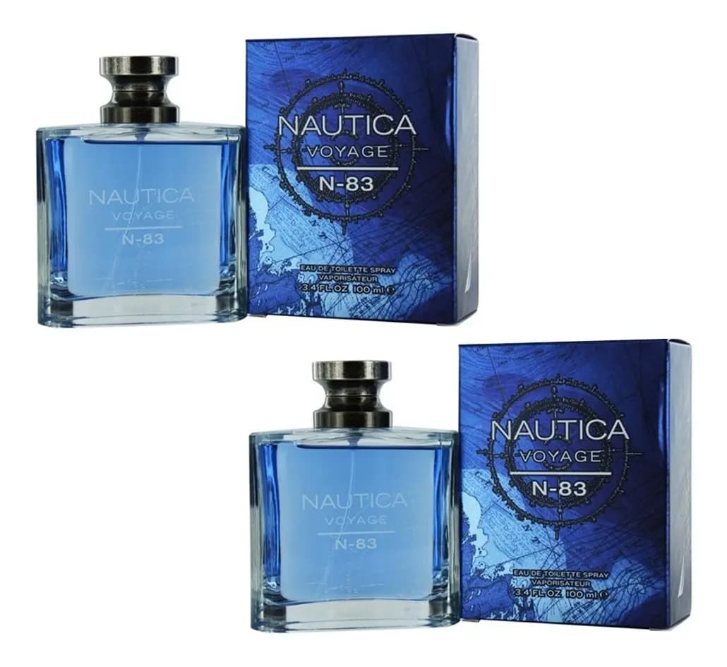 Paquete 2x1 Nautica Voyage N-83 100 Ml Edt Spray De Nautica