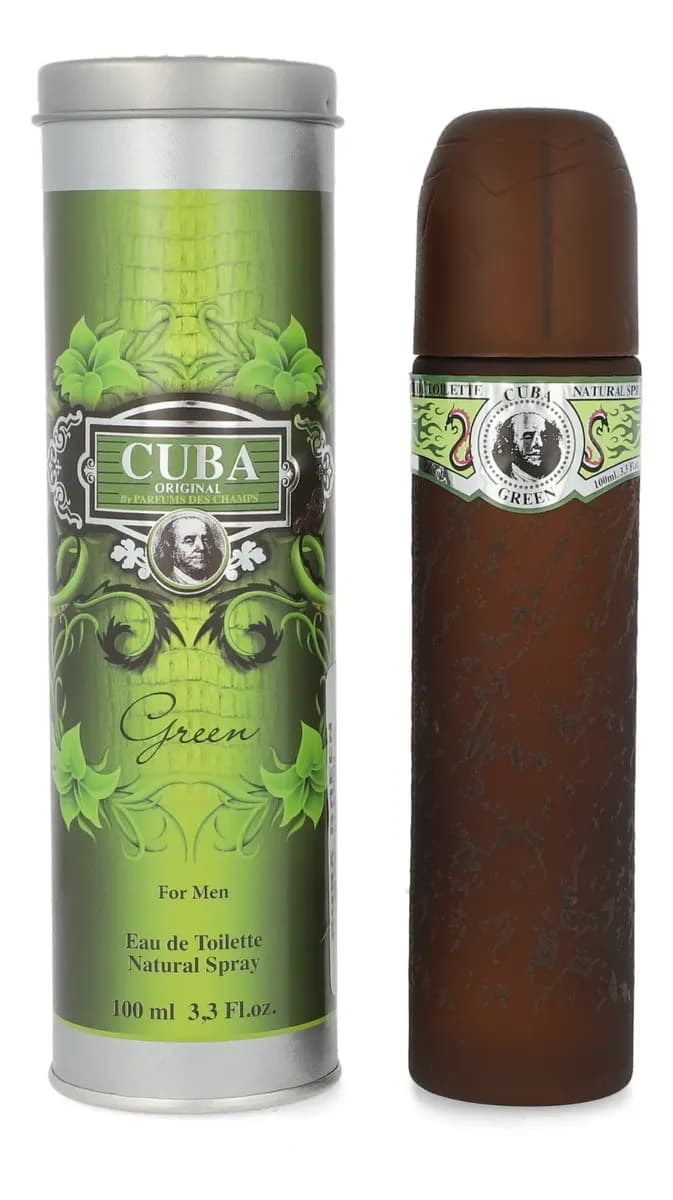 Cuba Green EDT 100 ml Perfume para Hombre Amaderado