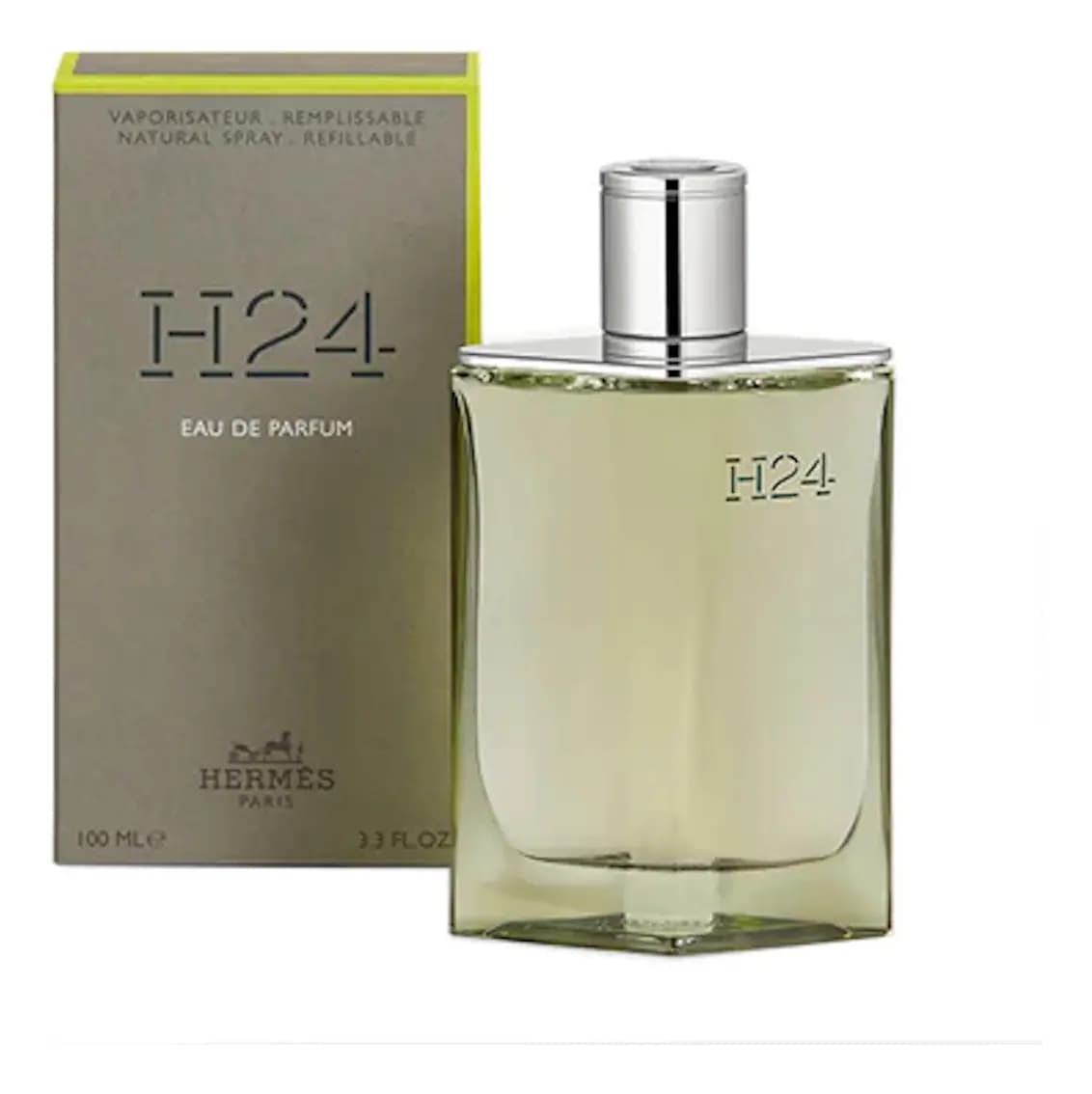 Hermès H24 EDP 100 ml Perfume para Hombre Amaderado Recargable