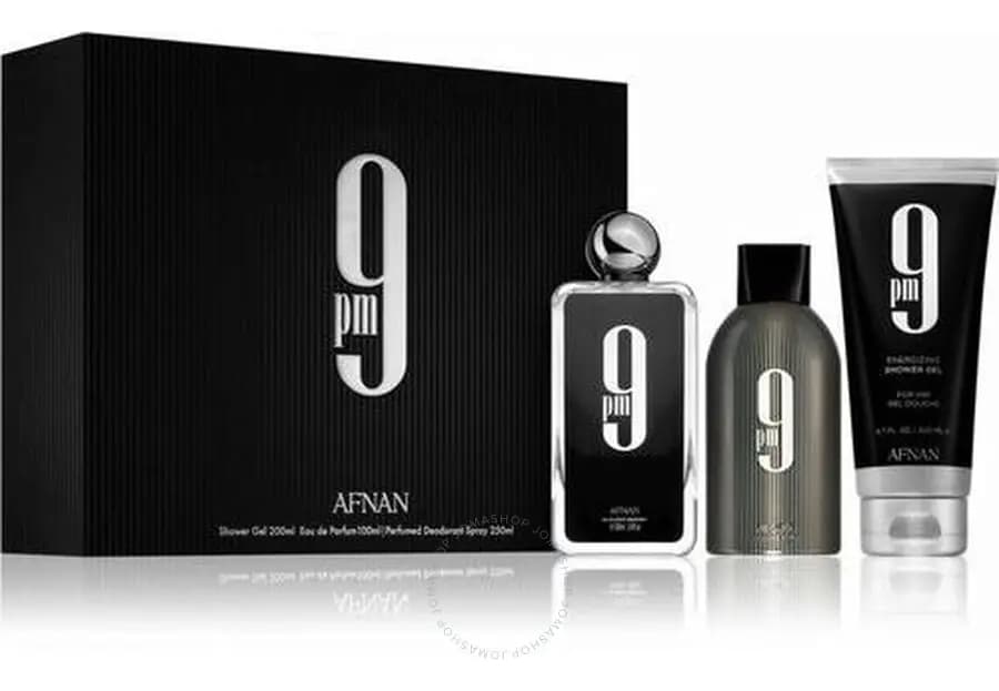 Afnan 9 Pm Set De 3 Piezas 100ml Parfum Hombre Spray